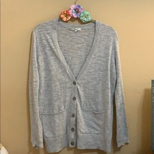 MADEWELL ♥️ Graduate Cardigan In Frosted Cement!